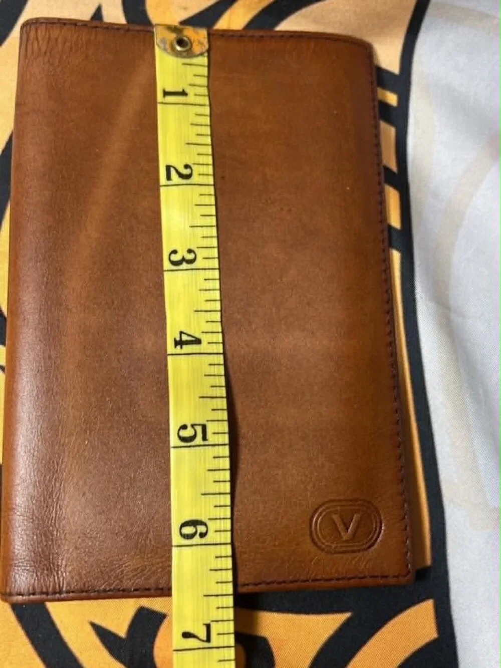 Gianni Valenti Brown Leather Wallet / Passport Holder